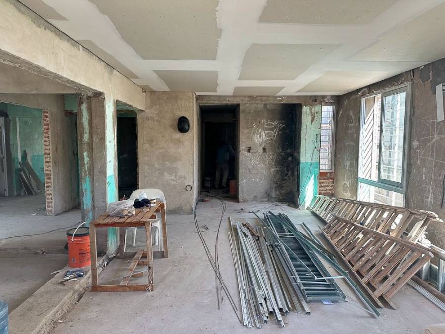 La provincia avanza con las obras para la reconstrucción Centro de Salud barrio Las Vegas