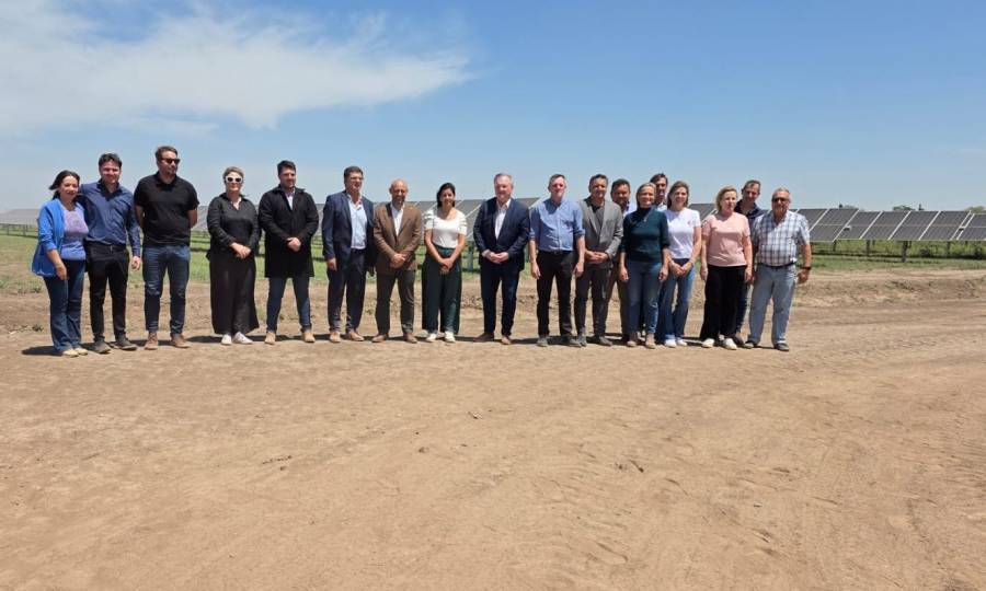 Michlig y Pucccini supervisaron las obras del Gasoducto “Lechero”