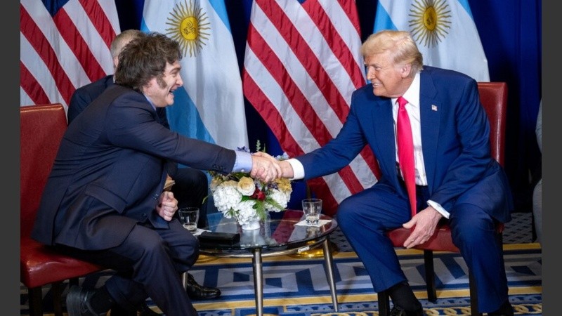 Trump felicitó a Milei: 