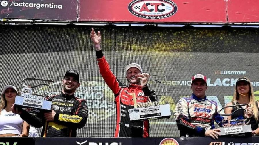 Canapino se quedó con la victoria en Paraná y los entrerrianos brillaron en el podio