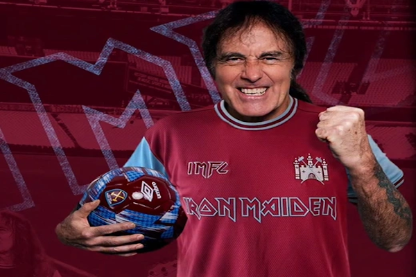 Homenaje 50 años: Iron Maiden y West Ham presentan remera