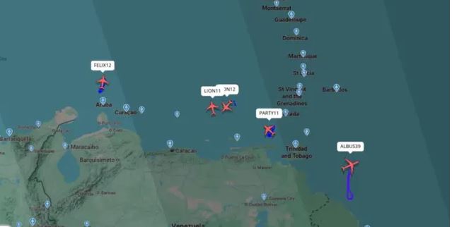 Aviones militares estadounidense sobrevolaron cerca de Venezuela y aumenta la tensión en la región