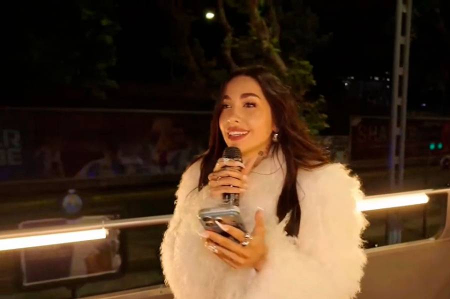 María Becerra presentó