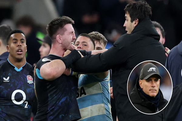 El entrenador de Los Pumas denunció agresión de un jugador de Inglaterra