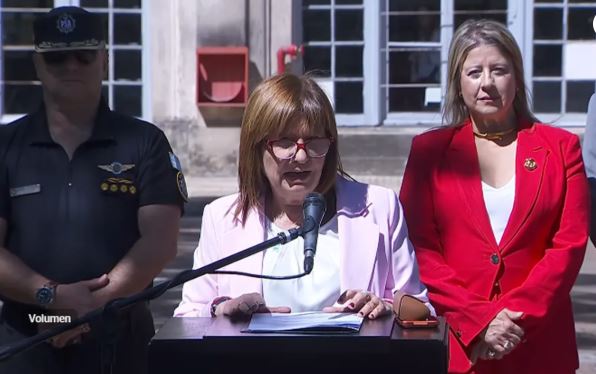 Patricia Bullrich presentó la nueva Agencia Nacional de Migraciones y se despidió antes de asumir su banca en el Senado