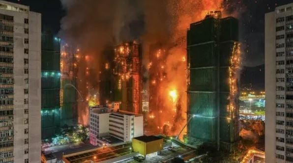 Un incendio a gran escala en Hong Kong provocó al menos 36 muertos