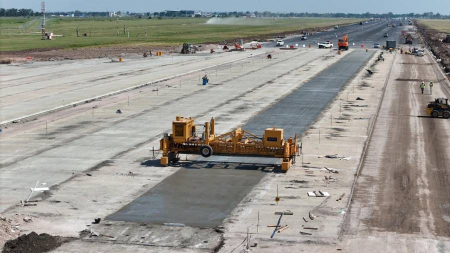 Con 82 % de avance en la pista, el Aeropuerto de Rosario palpita la reapertura 