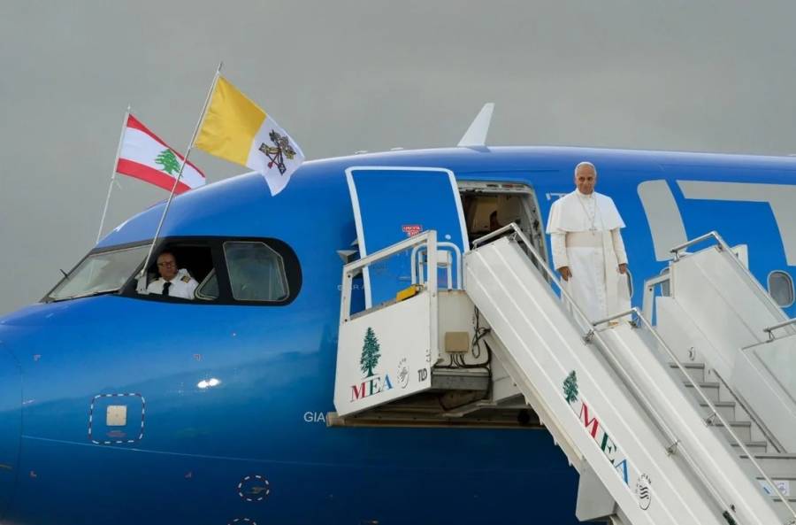 El Papa llegó al Líbano en el último día de su primera gira