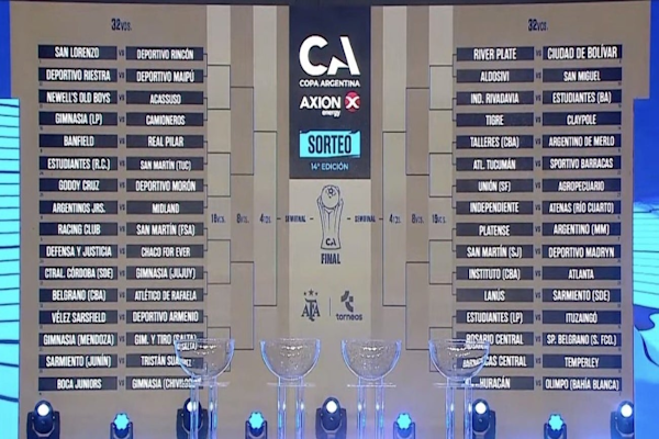 Copa Argentina 2026: Unión-Agropecuario por 32avos. 