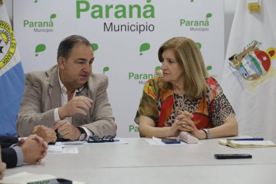 Poletti se reunió con la intendenta de Paraná 