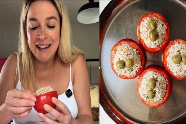 Receta navideña: tomates rellenos
