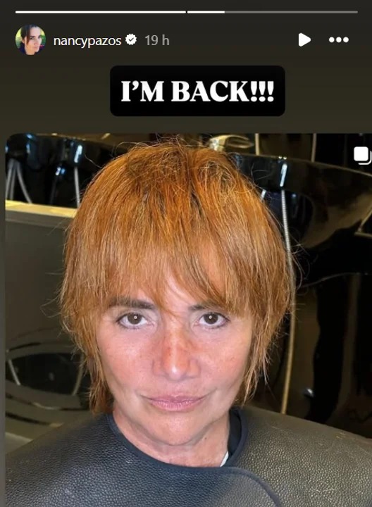El radical cambio de look de Nancy Pazos que revolucionó las redes sociales