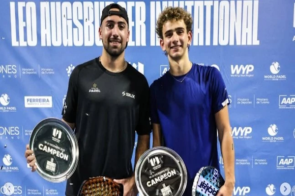 Argentina Pádel Tour: Alex Chozas venció a Leo Augsburger y ganó el titulo