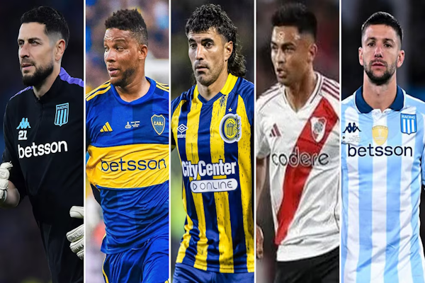 Fútbol argentino: los 20 jugadores más cotizados que están libres