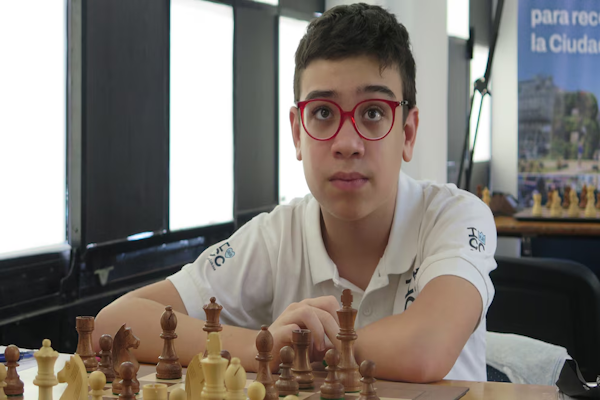 Faustino Oro elegido como el mejor ajedrecista juvenil del mundo