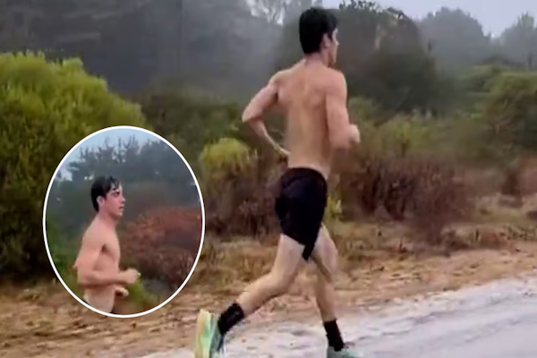 El video de Franco Colapinto entrenando bajo la lluvia