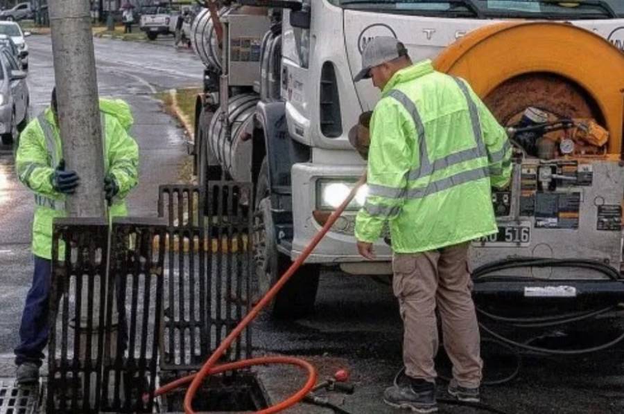 El municipio destacó el funcionamiento de las bombas tras las lluvias