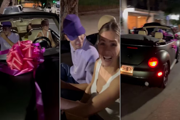 Rusherking recordó el auto que le regaló a la China Suárez