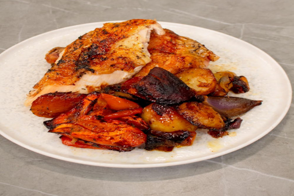 Pollo al horno con salmuera