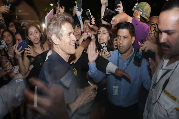 Willem Dafoe se rindió ante el público argentino