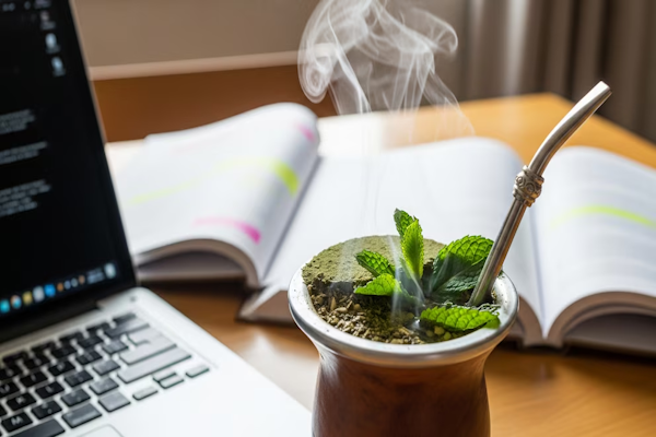Menta y Mate: la fusión que favorece la concentración natural