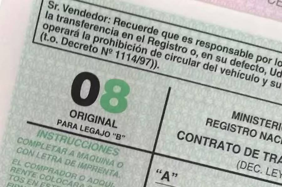 Registros del Automotor: el Gobierno eliminó 60 formularios
