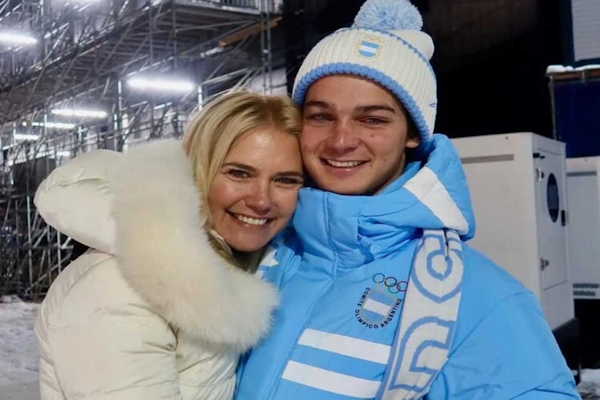 JJ.OO de Invierno: Valeria Mazza emocionada al ver a su hijo