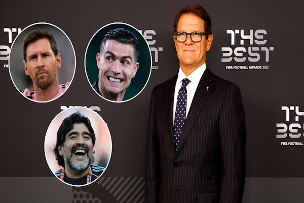 Capello respondió a la comparación de Cristiano Ronaldo con Messi y Maradona