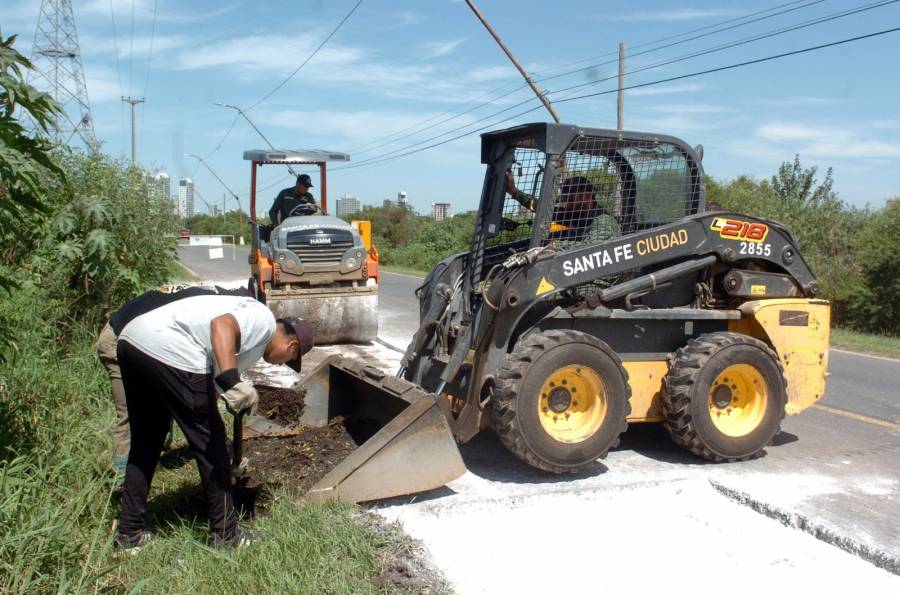 Intervienen 24 baches en el acceso principal de Alto Verde