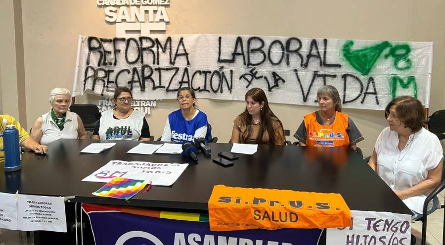 8M en Santa Fe: “Marchamos contra una reforma que precariza nuestras vidas”