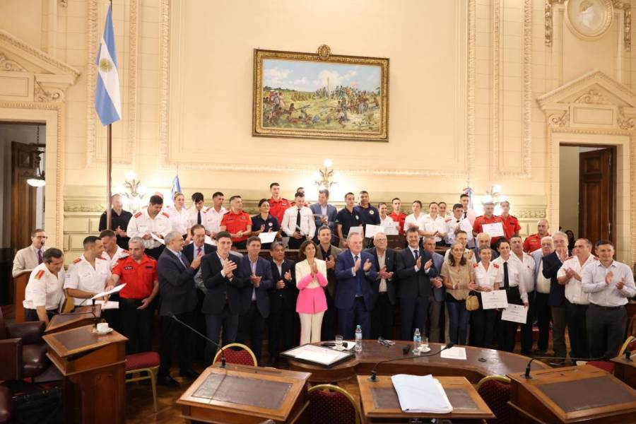 Reconocimiento a los brigadistas santafesinos que combatieron las llamas
