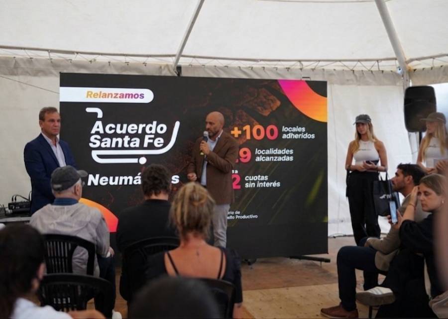 Provincia relanzó Acuerdo Santa Fe Neumáticos