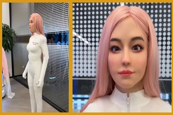 Robot que hace contacto visual, sonríe y confunde a expertos en IA