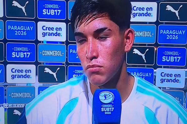 Selección Sub 17: el exabrupto de un jugador tras perder la final