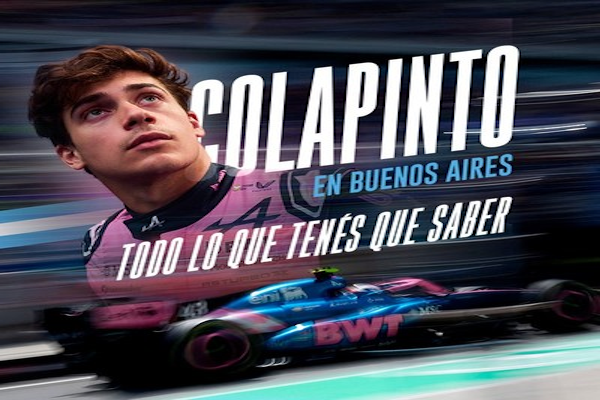 Colapinto en Buenos Aires: horarios, las salidas a pista y TV