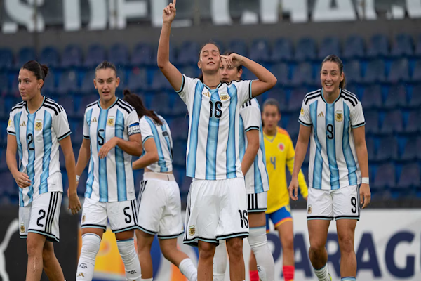 Sudamericano Femenino Sub 17: El golazo desde 35 metros de Argentina