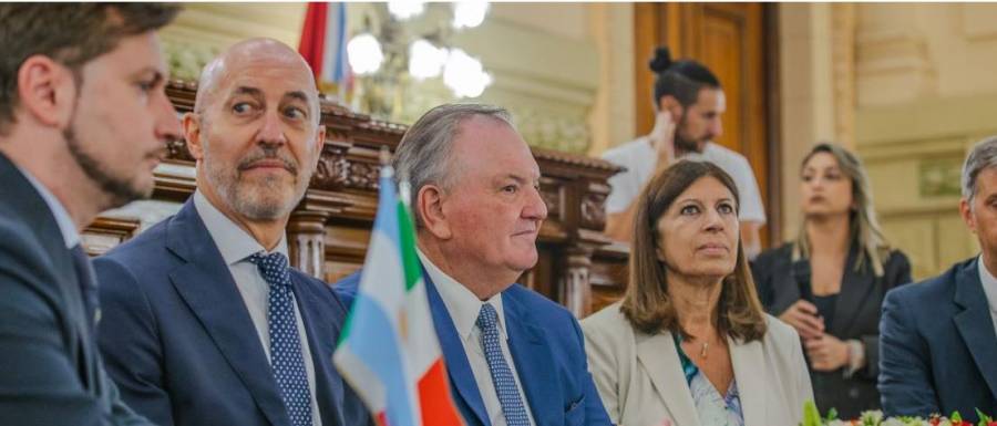 Legisladores recibieron al embajador de Italia en nuestro país, Fabrizio Nicoletti