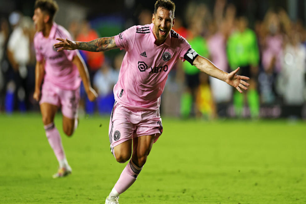 El show de Messi en su partido 100 con Inter Miami