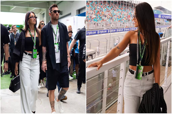 Antonela Roccuzzo mostró la intimidad del GP de Miami