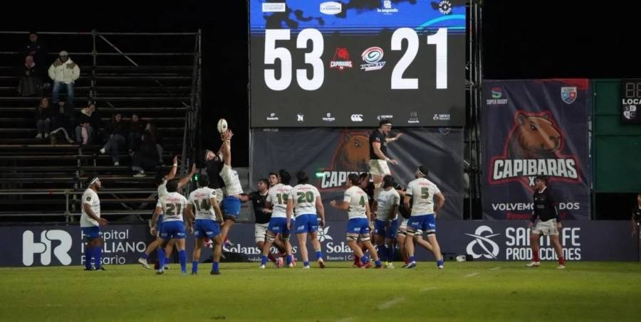 Capibaras está cada vez mejor: clara victoria ante Yacaré XV en Sauce Viejo