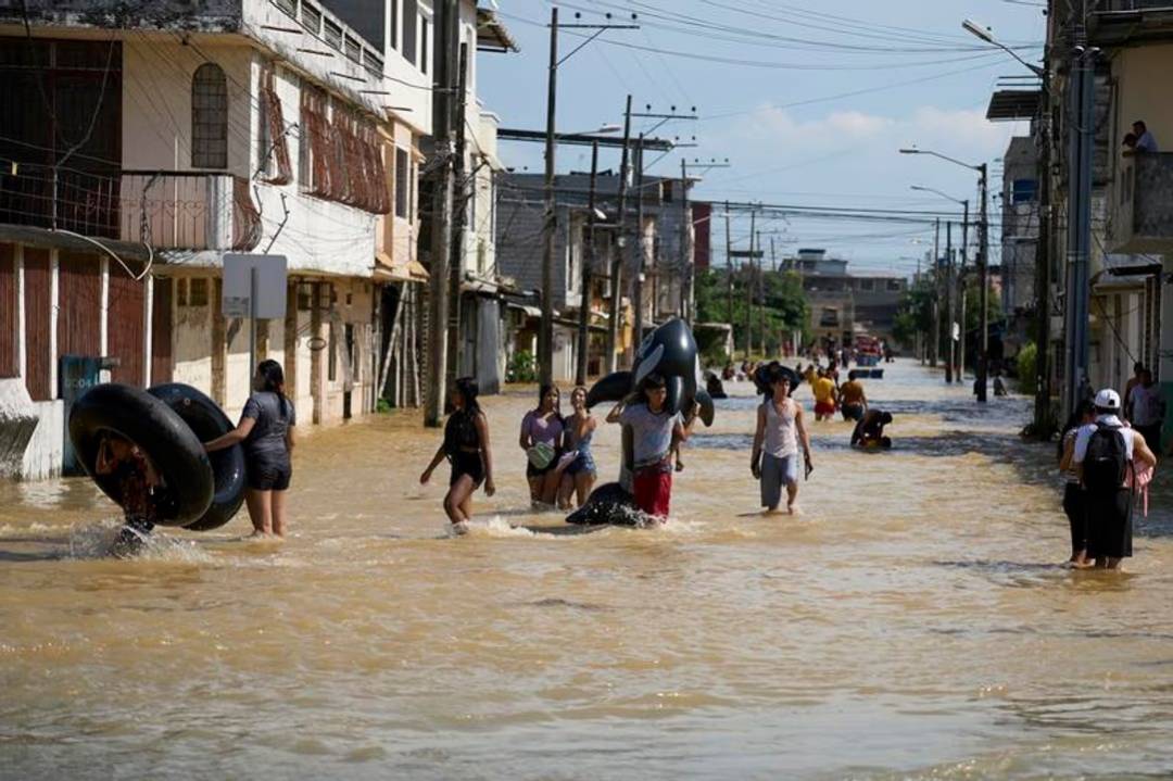 Lluvias en Ecuador dejan 19 fallecidos y más de 119.000 afectados
