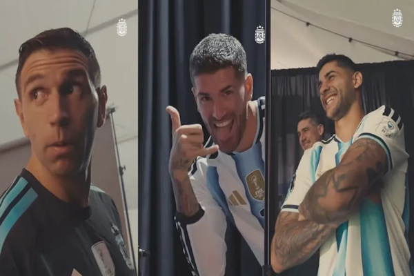 Selección Argentina: el backstage de la divertida sesión de fotos