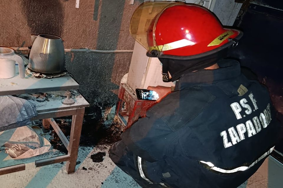 Incendio en un depósito comercial al norte de la ciudad