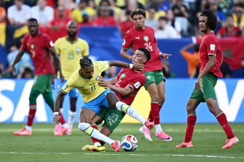 Brasil y Marruecos, a mano en un emotivo partido con golazos en el Grupo C