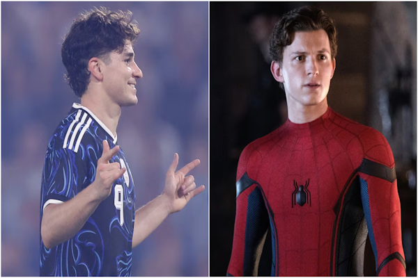 Tom Holland dijo que Julián Álvarez sería un gran Spider-Man