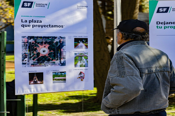 Definieron la propuesta de puesta en valor de la plaza San Martín
