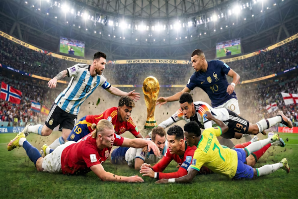 Así están los 16avos de final del Mundial 2026