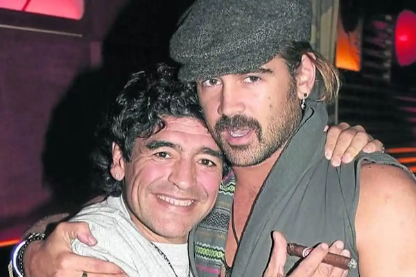 Colin Farrell habló del inolvidable encuentro con Diego Maradona