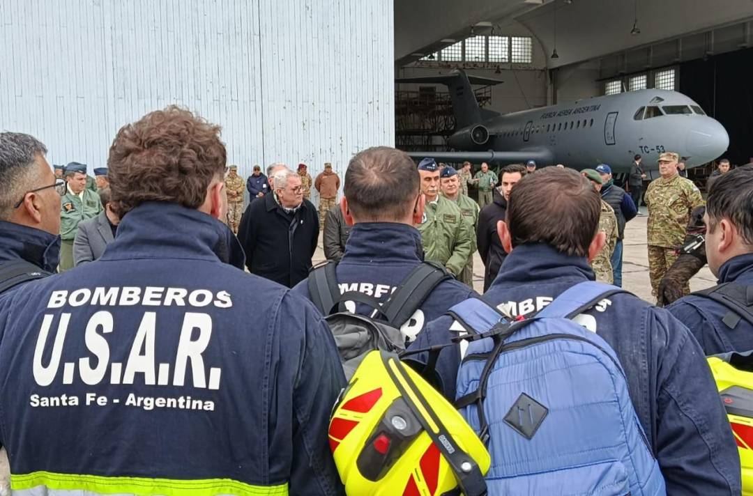 Misión internacional: la brigada de rescatistas de Santa Fe ya viaja a Venezuela con 8 toneladas de equipos técnicos