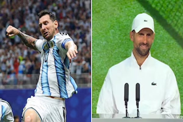 Wimbledon: Djokovic respondió a la comparación con Messi tras pasar semifis 